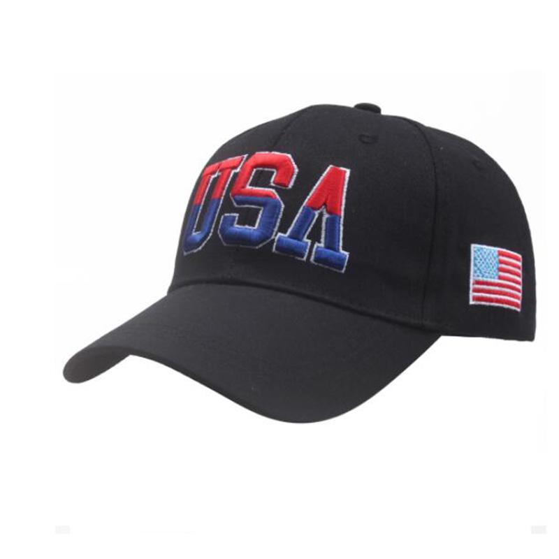 91140105MA0LTG8U4H Nieuwe USA Baseball Cap voor Unisex Vrouwen Borduren Baseball Hoed Sport Outdoor Zon Hot Verstelbare Reispet Adjustable