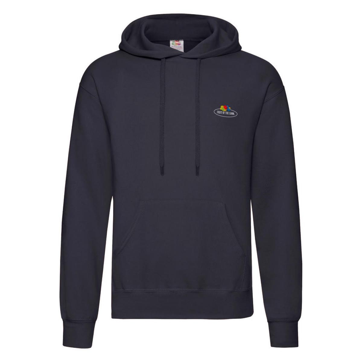 Fruit of the Loom Heren vintage klassieke logo bedrukte hoodie