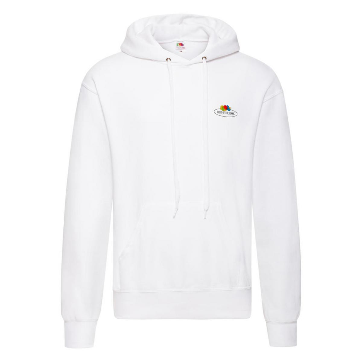 Fruit of the Loom Heren vintage klassieke logo bedrukte hoodie