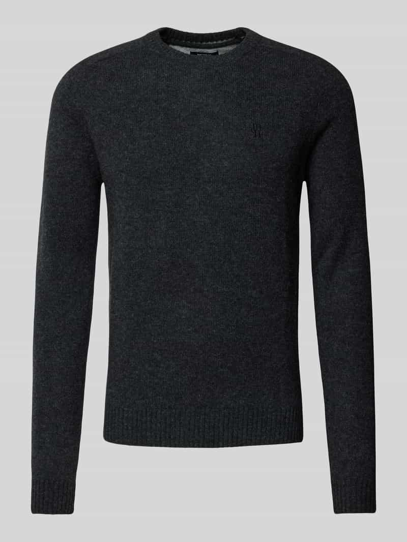 MCNEAL Wollen pullover met labelstitching