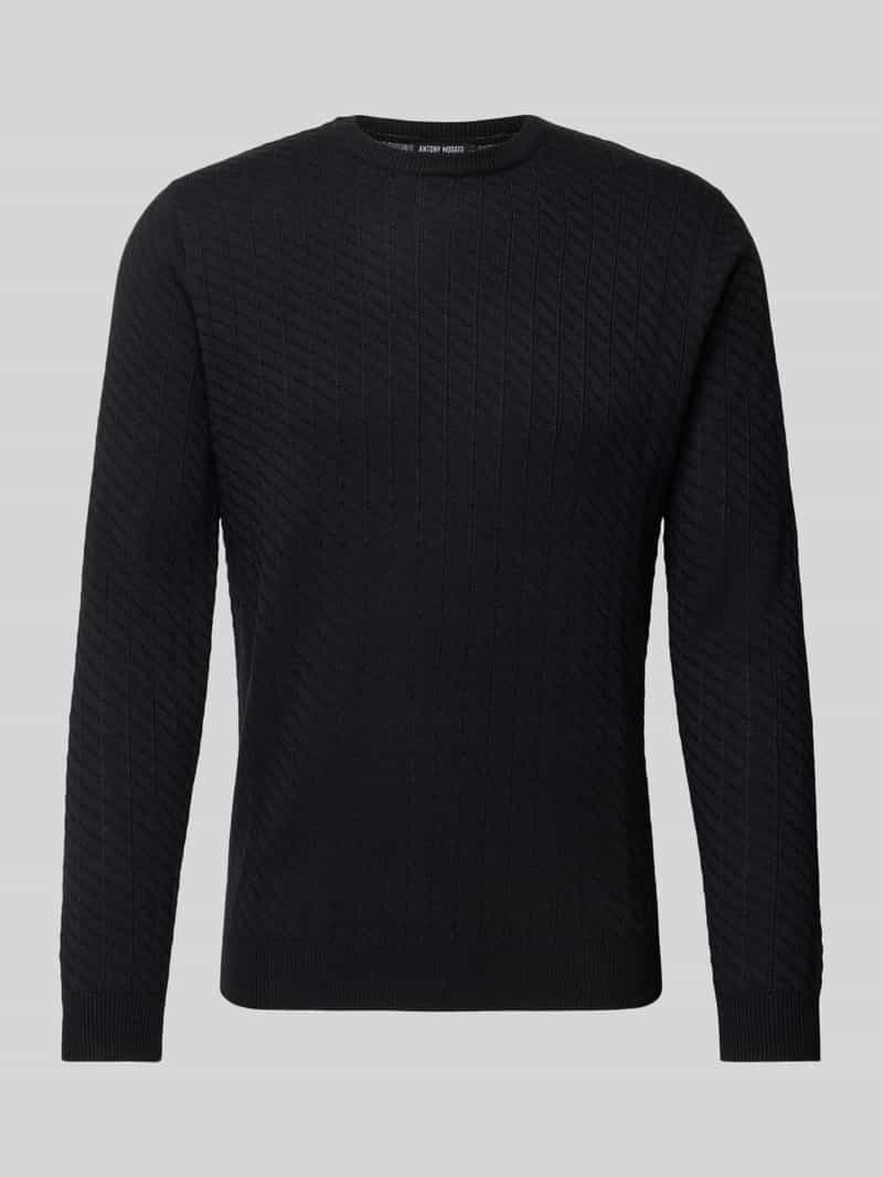 Antony Morato Gebreide pullover met ronde hals