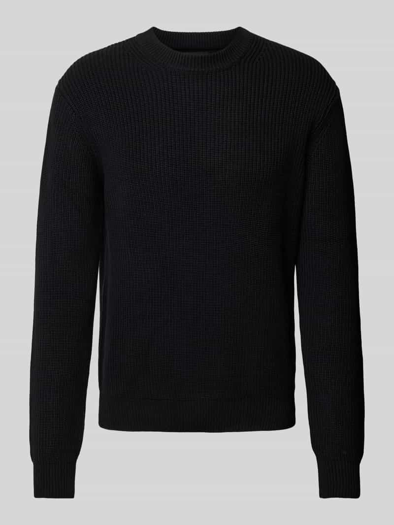 Replay Gebreide pullover met labeldetail