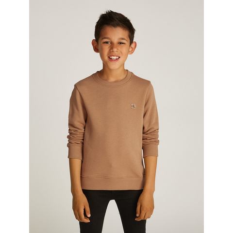 Calvin Klein Sweatshirt MONO MINI BADGE REG CN voor kinderen tot 16 jaar met logo-opdruk