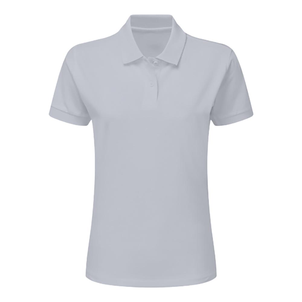 SG Dames poloshirt met korte mouwen van katoen