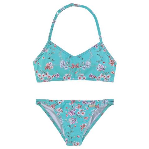 Sunseeker Bustierbikini Ditsy Kids met zomerse print