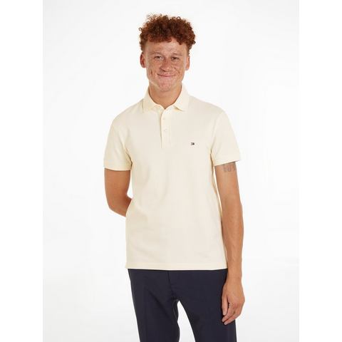 Tommy Hilfiger Poloshirt 1985 SLIM POLO van iets gestructureerd piqué