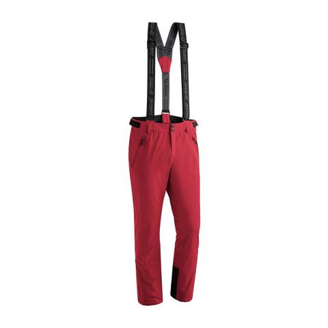 Maier Sports Skibroek Anton slim Heren sneeuwbroek met bretels, wind/waterdicht, slim fit