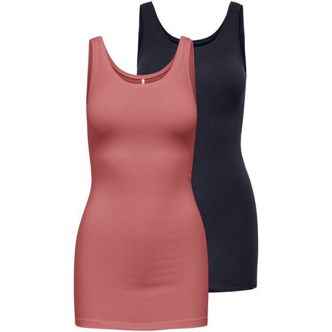 Only Tanktop ONLLIVE LOVE NEW LONG TT 2PACK NOOS (Set van 2)