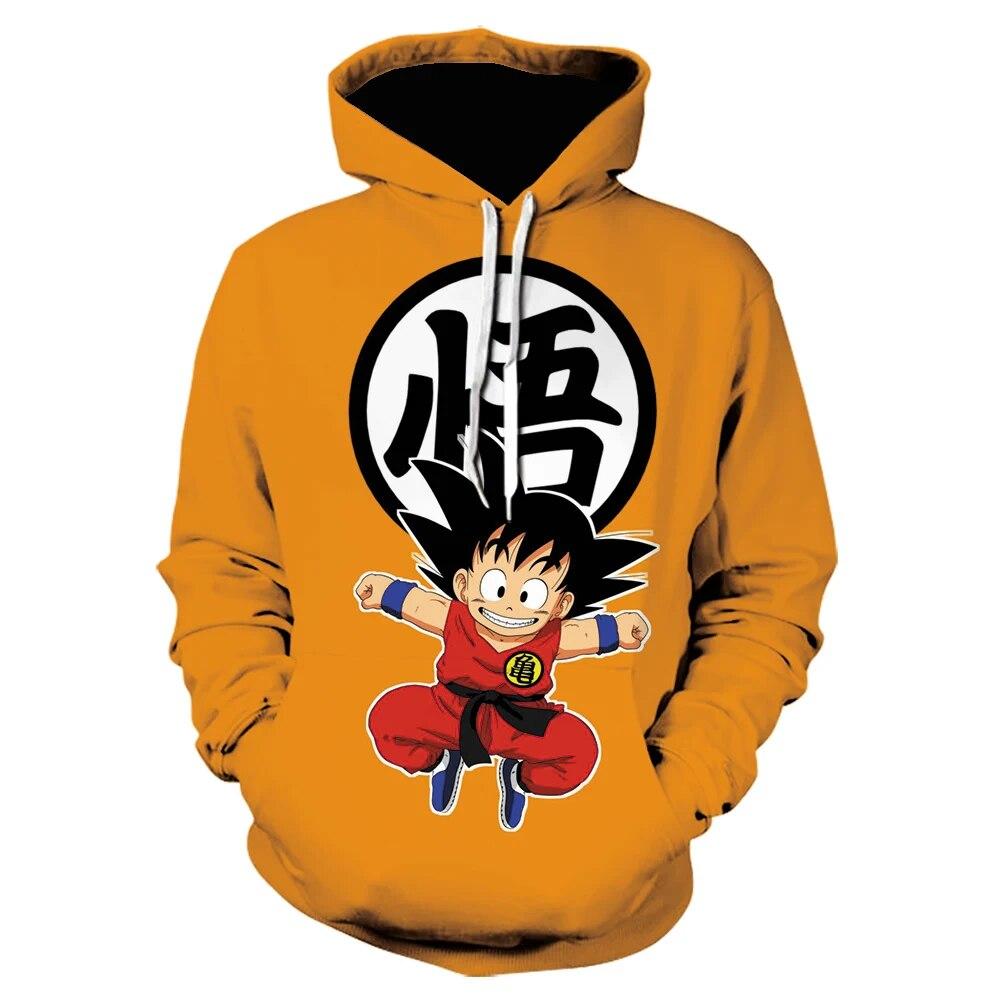 TIP723 Lente Herfst Heren Hoodie 3D Afdrukken Japanse Anime Goku Fashion Casual Sweatshirt Jas Lange Mouw Truien Oversized Tops S