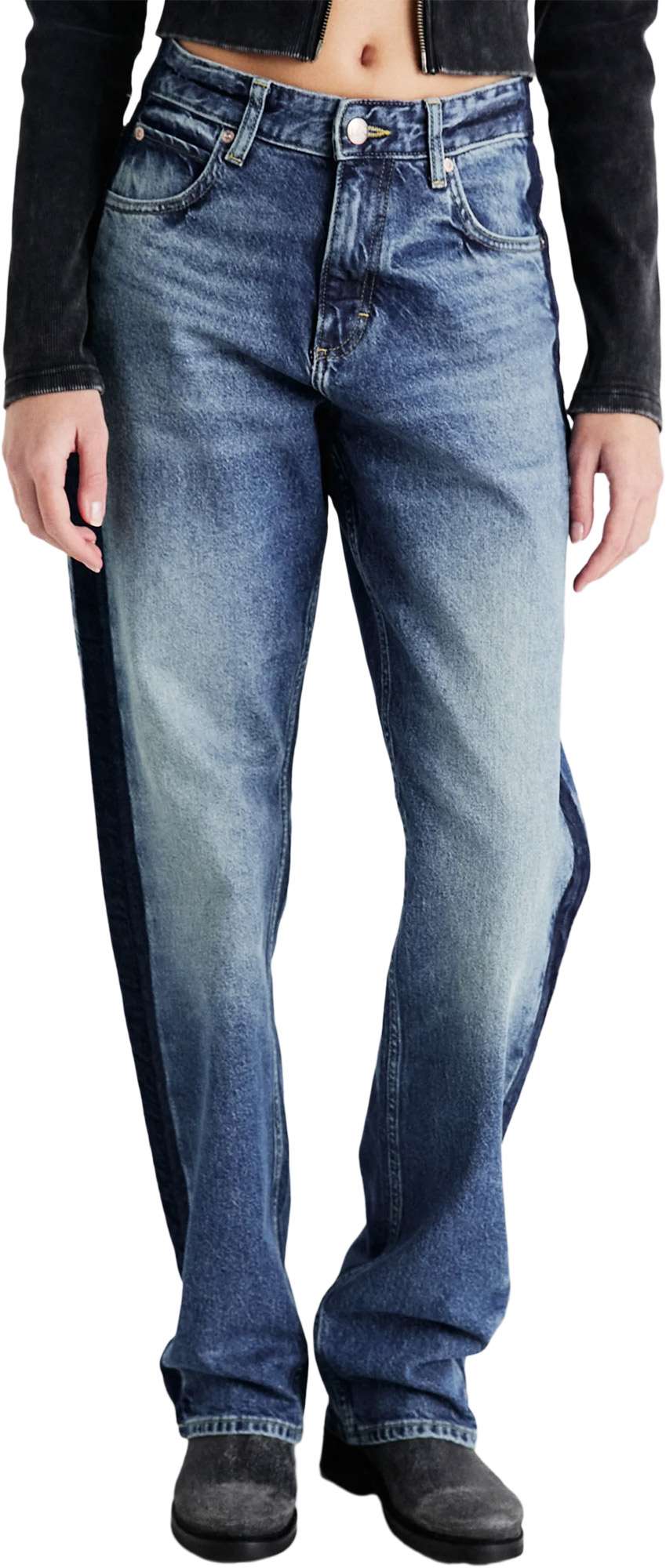 Lee Rider classic rising action blue denim