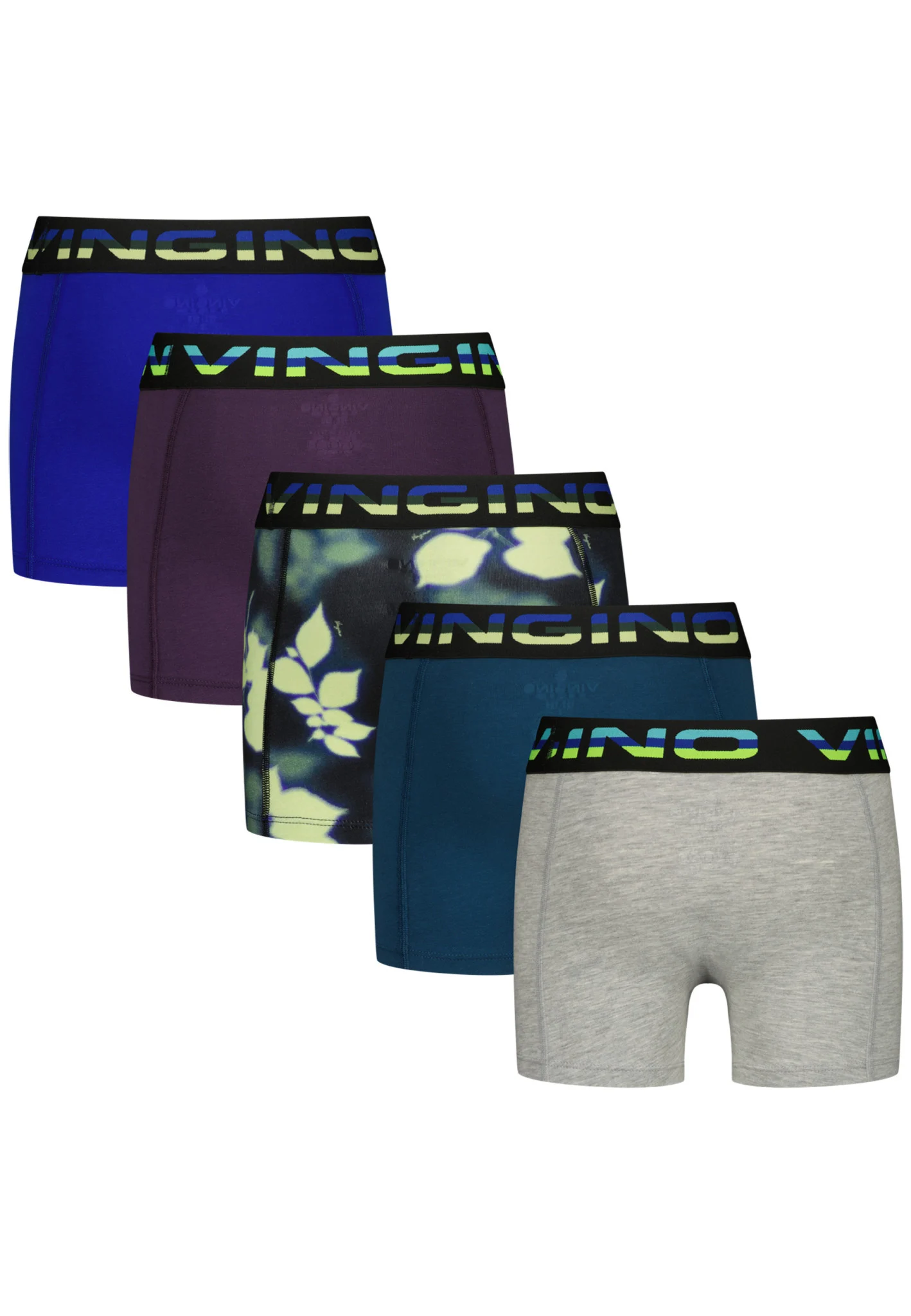 Vingino Jongens ondergoed 5-pack boxers vintage basket