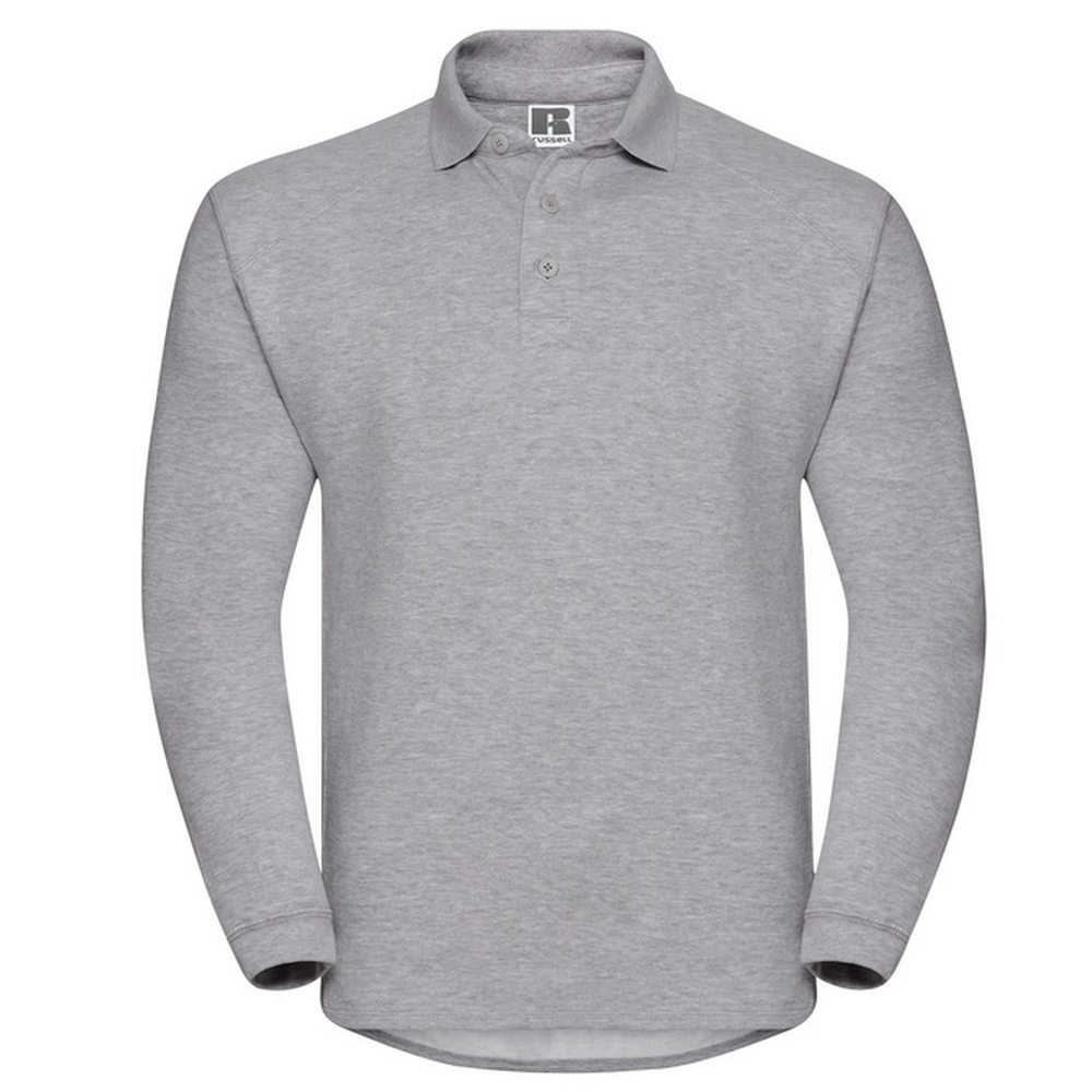 Russell Athletic Heren sweatshirt met kraag voor zwaar gebruik