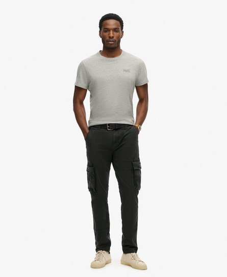 Superdry Mannen Core Cargobroek Zwart