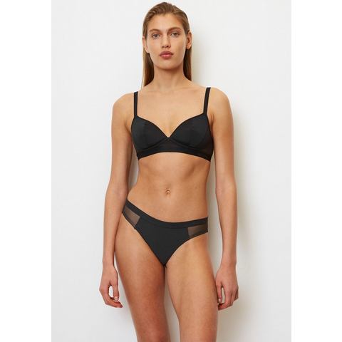 Marc O'Polo Bikinibroekje SHEER & OPAQUE Met transparante inzetten