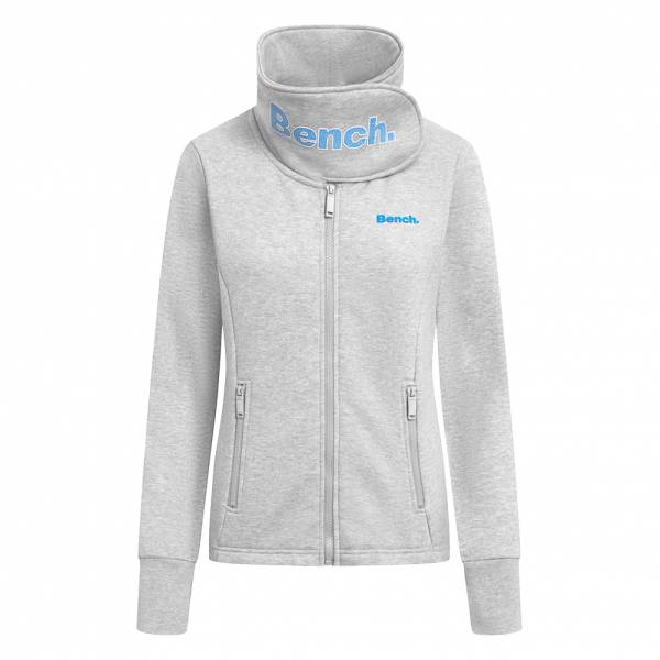 Bench Haylo Dames Sweatjas met opstaande kraag 117439-004-GREY