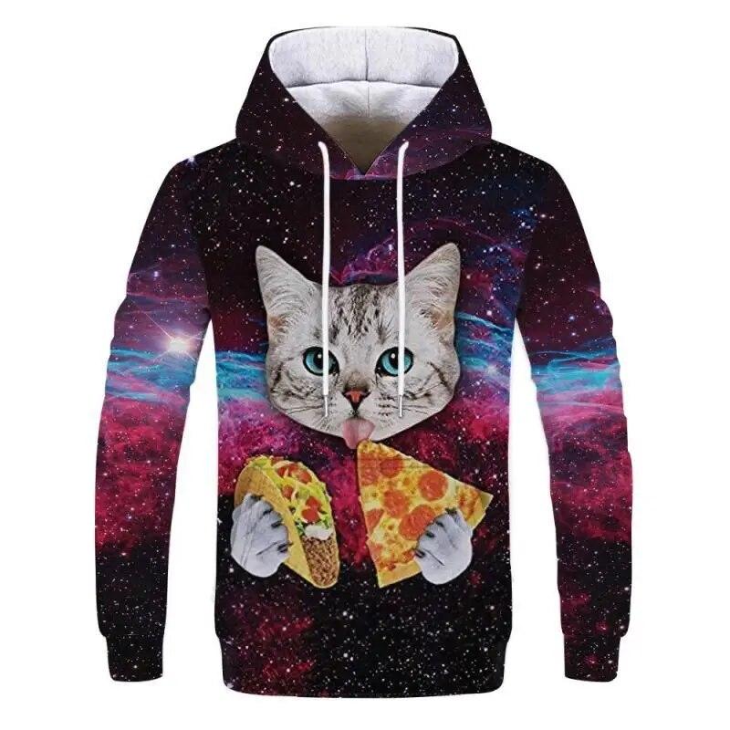 ETST 03 Heren Hoodie Sweatshirts Grappige 3D Anime Print Laxity Casual Oversized Trui Populaire Streetwear Mode Hip Hop Herenkleding M