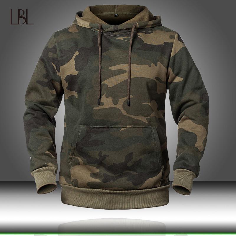 LH59YK Camouflage Hoodies Mannen 2020 Mode Sweatshirt Mannelijke Camo Hoody Hip Herfst Winter Militaire Hoodie Herenkleding US/EUR Maat L