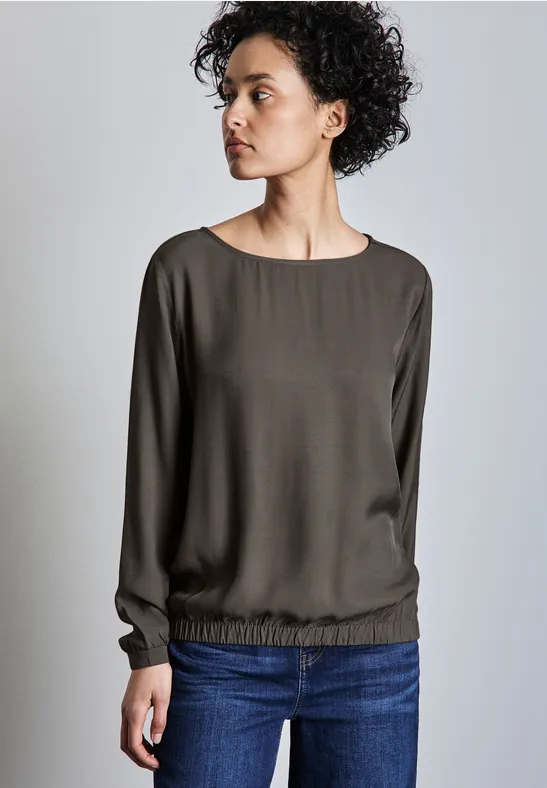 Street One Blouse met ruches