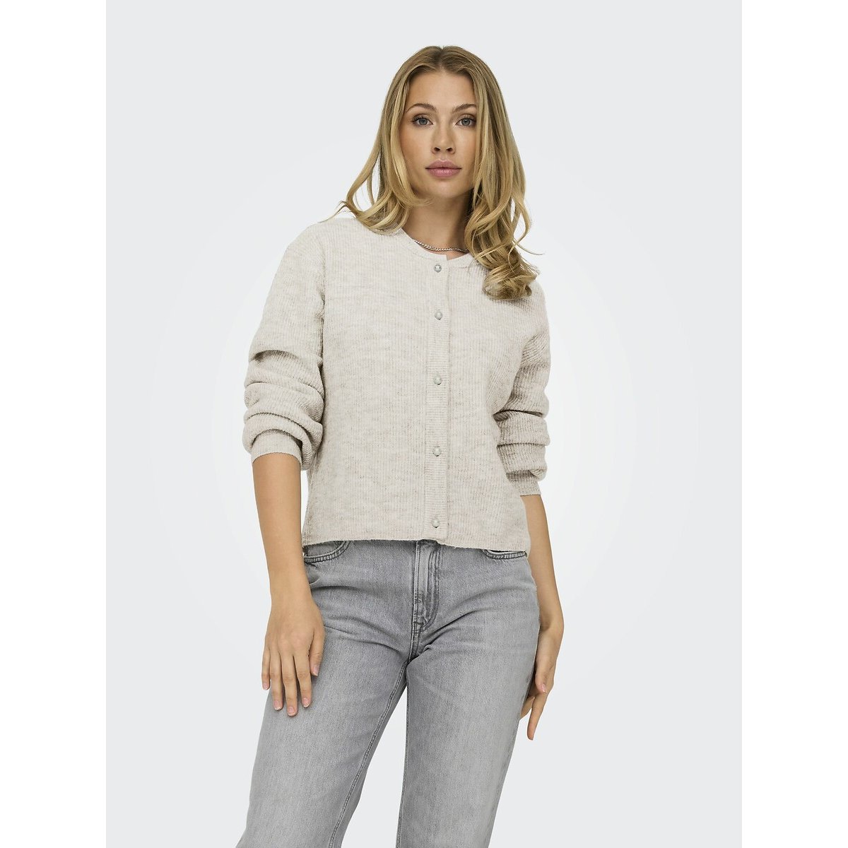 JDY Vest JDYLUMI LIFE L/S BUTTON CARDIGA KNT NOOS