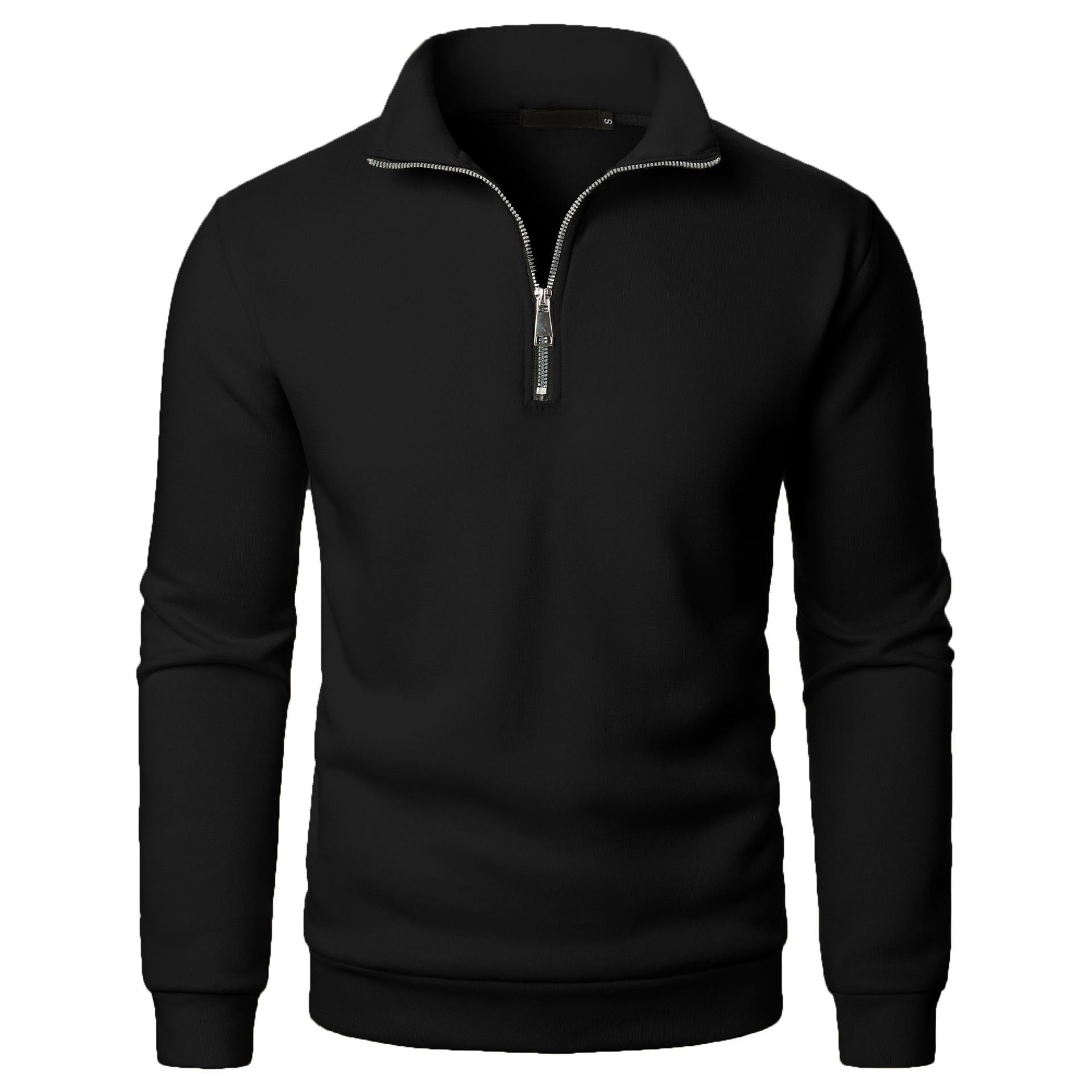 JOHO - CarGear Heren Herfst Winter Heren Half Rits Pullover Sweatshirt Turtleneck Raglan Lange Mouw Hoodies Warme Streetwear Zakelijke Jassen Yasheng S wit