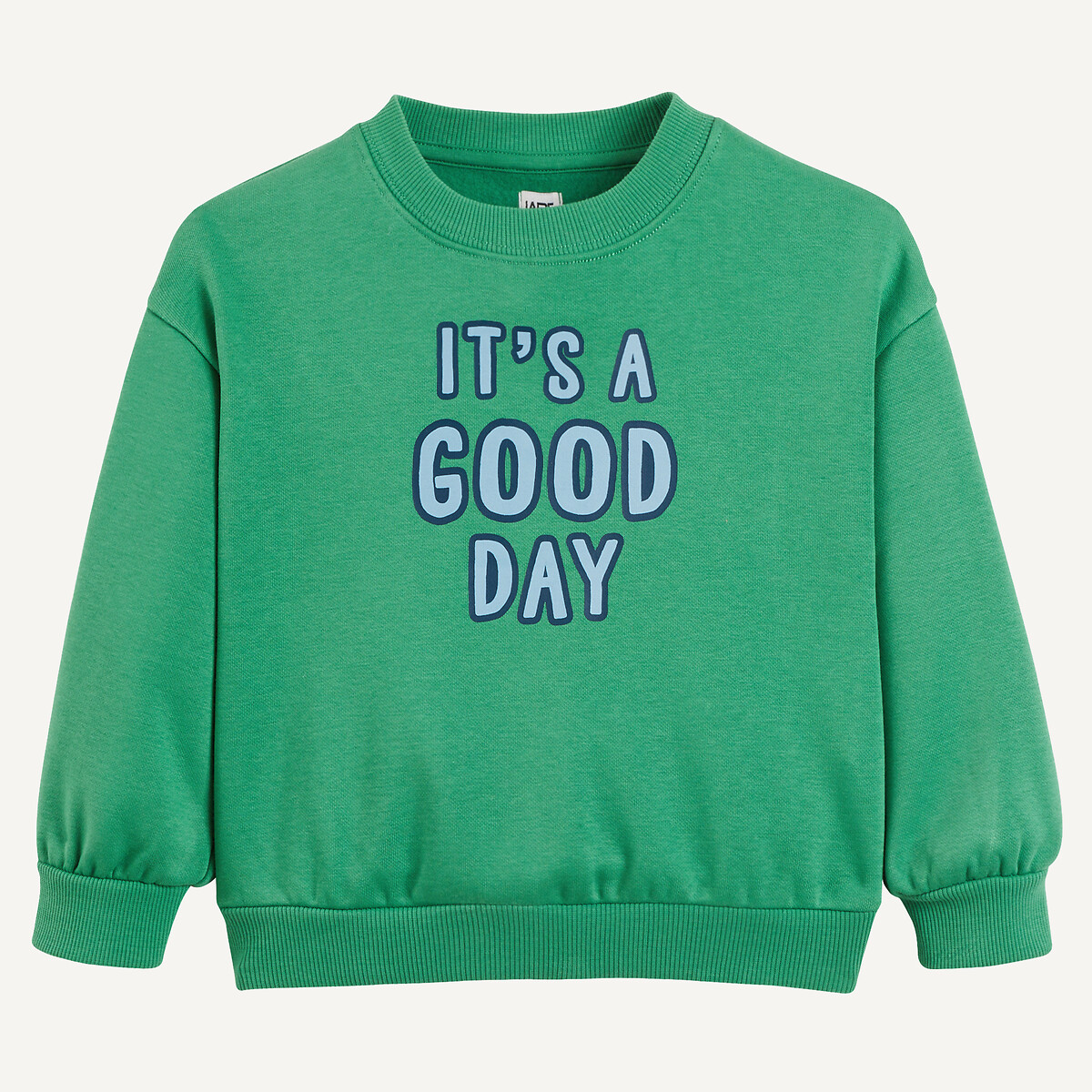 LA REDOUTE COLLECTIONS Bedrukte sweater met ronde hals in molton