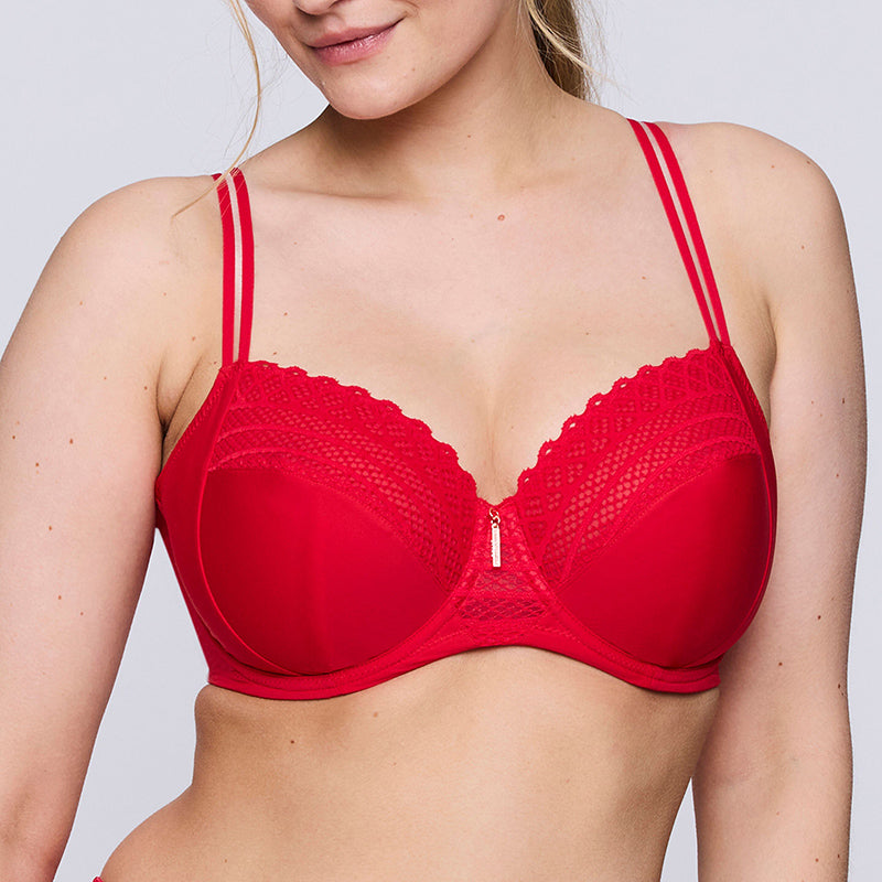 PrimaDonna Twist East End BH met beugel, rood