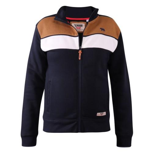 Duke Heren D555 Willowbrook Cut & Sew Kingsize sweatshirt met volledige ritssluiting 5XL Vloot