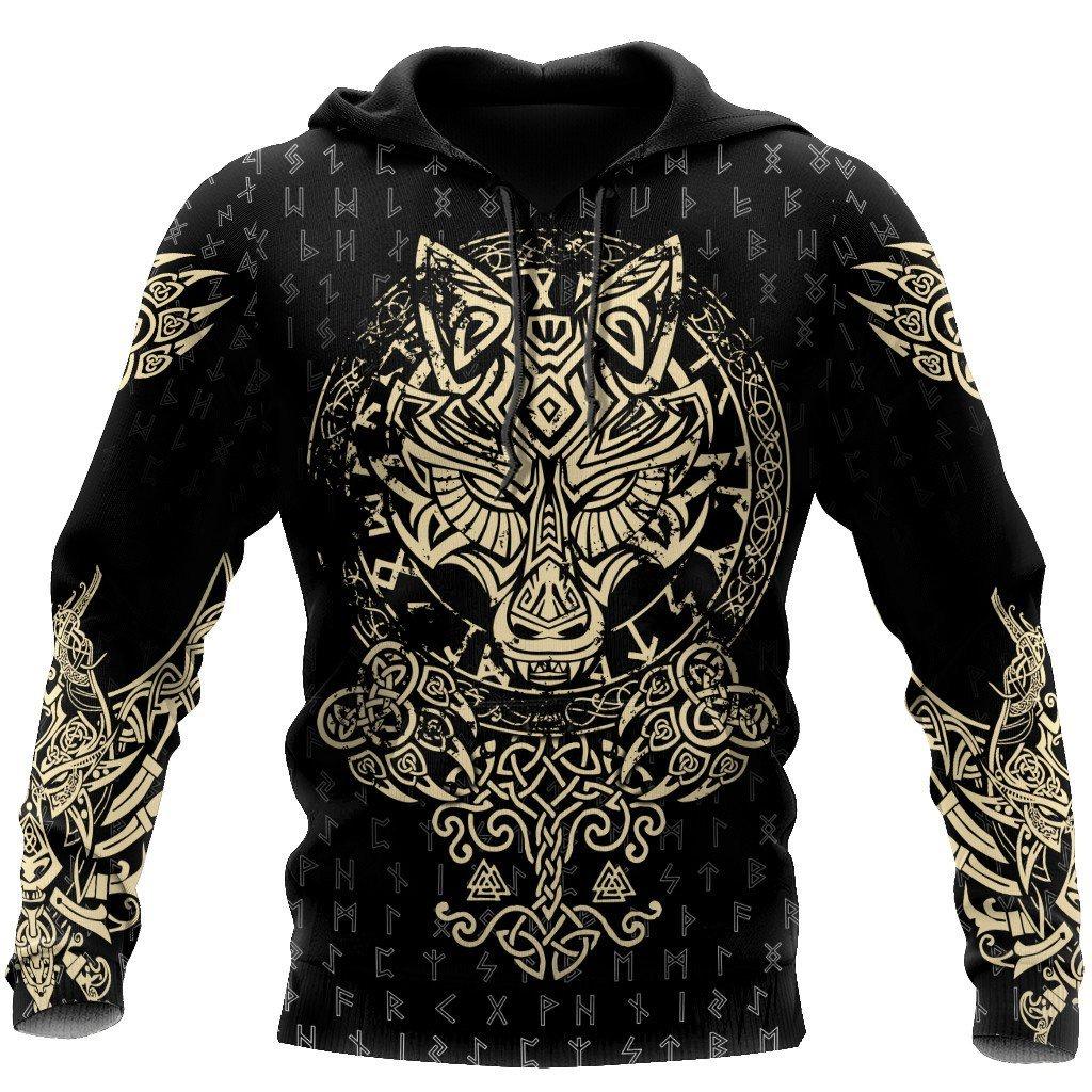 ETST 011 2024 Nieuwe Hoodie 3d Viking Harajuku Print Pullover Heren Capuchon Sweatshirt Oversized Vintage Herenkleding Herfst Lange Mouw S