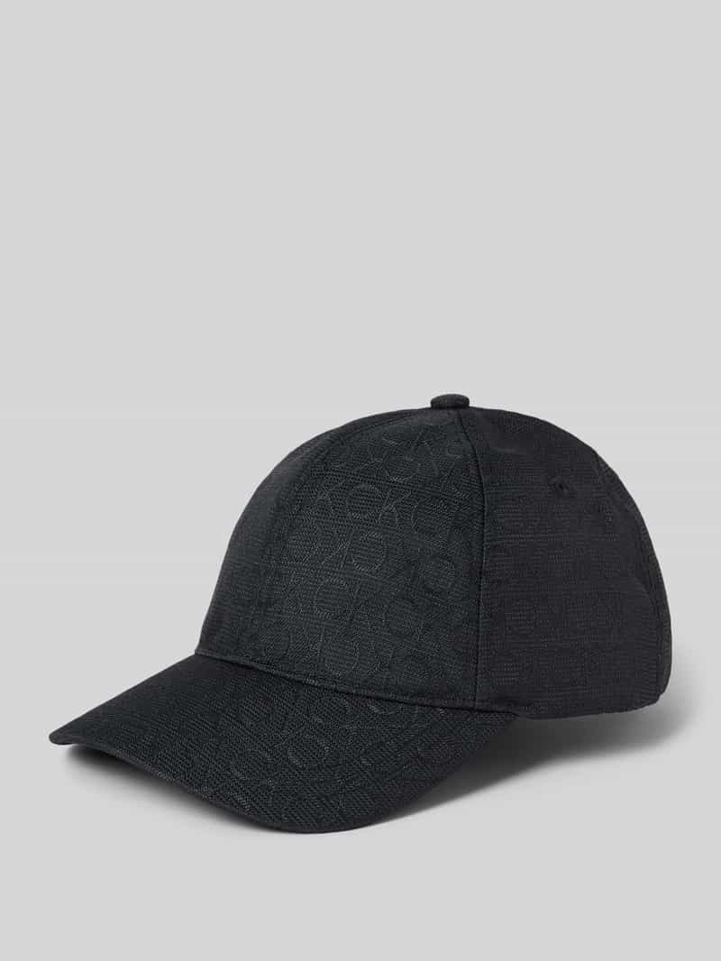 Calvin Klein Baseball pet MONOGRAM JACQUARD CAP Alloverpatroon, klemsluiting