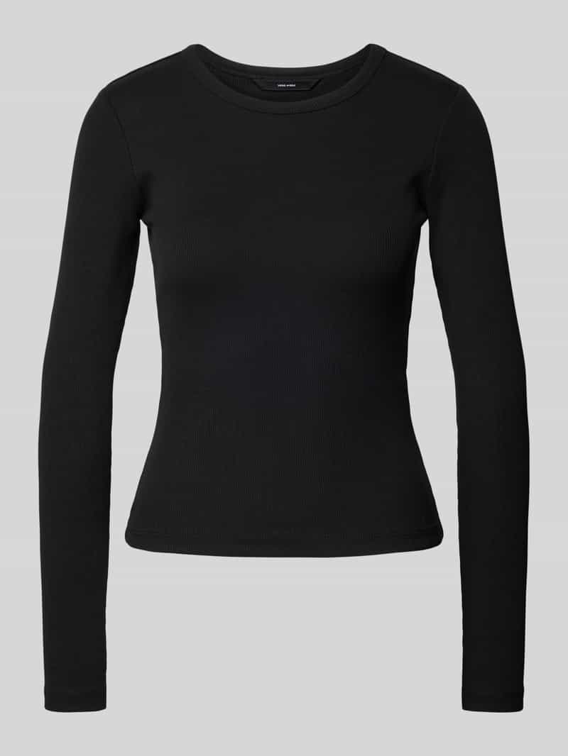 Vero Moda Slim fit shirt met lange mouwen met katoen, model 'CHLOE'