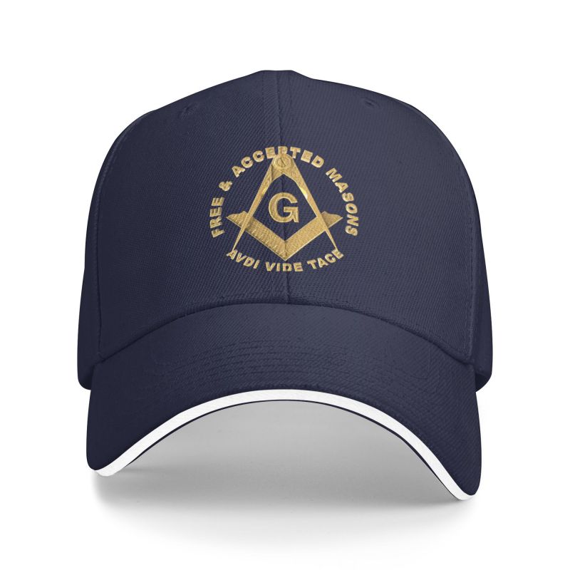 91460000MAC14ECE0X Punk Masons Masonic Freemason Baseball Cap Dames Heren Verstelbare Mason Freemasonry Dad Hat Outdoor Baseball Cap