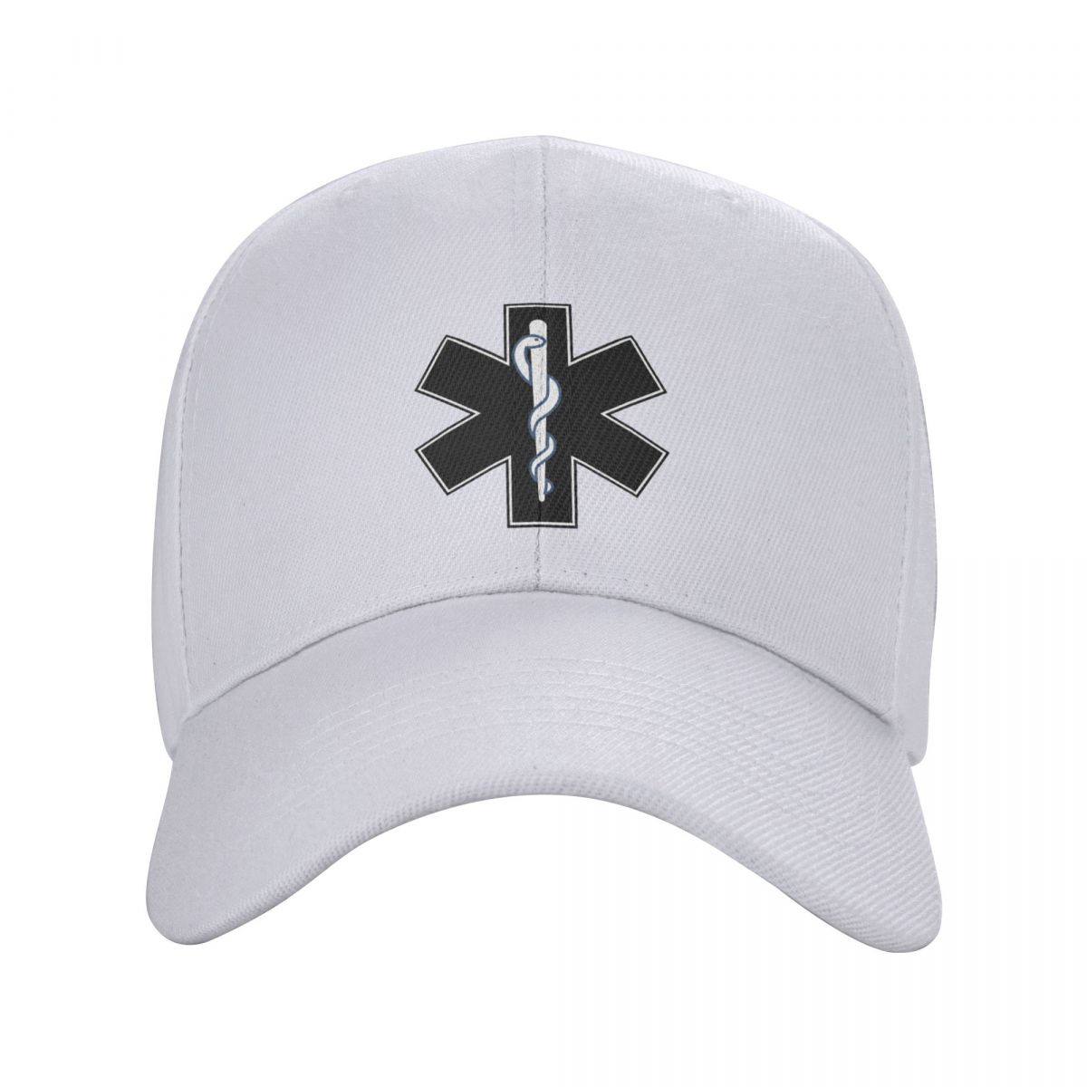 91460000MABYK9JE7A Klassieke Paramedicus Ster van het Leven Baseball Cap Unisex Vrouwen Verstelbare EMT Nood Medic Symbool Dad Hat Prestaties Adjustable Cap