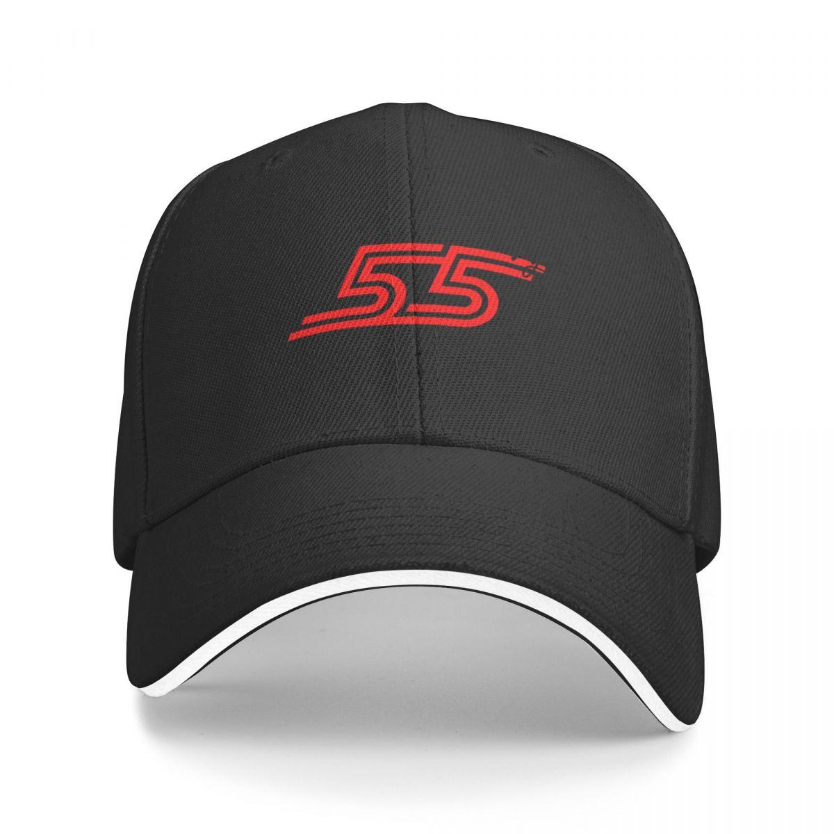91440118MAC534JW32 Unisex Baseball Petten Carlos Sainz Jr F1 Signature Graphic - Donkere Zomer Sport Baseball Petten Hip Hop Pet Polychromatische Petten As shown