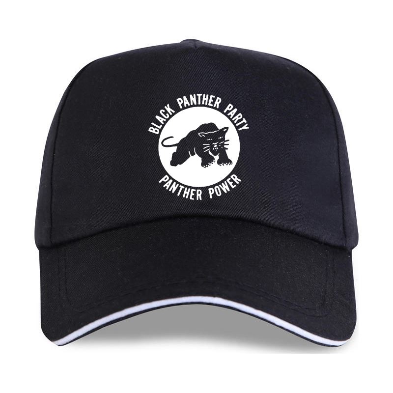 91530103MABXANBX49 Nieuw 2023 Black Panther Party-logo *Malcolm X Wit Zwart Maat S tot 3XL Tiener Natuurlijk Katoen Bedrukt Baseballpet