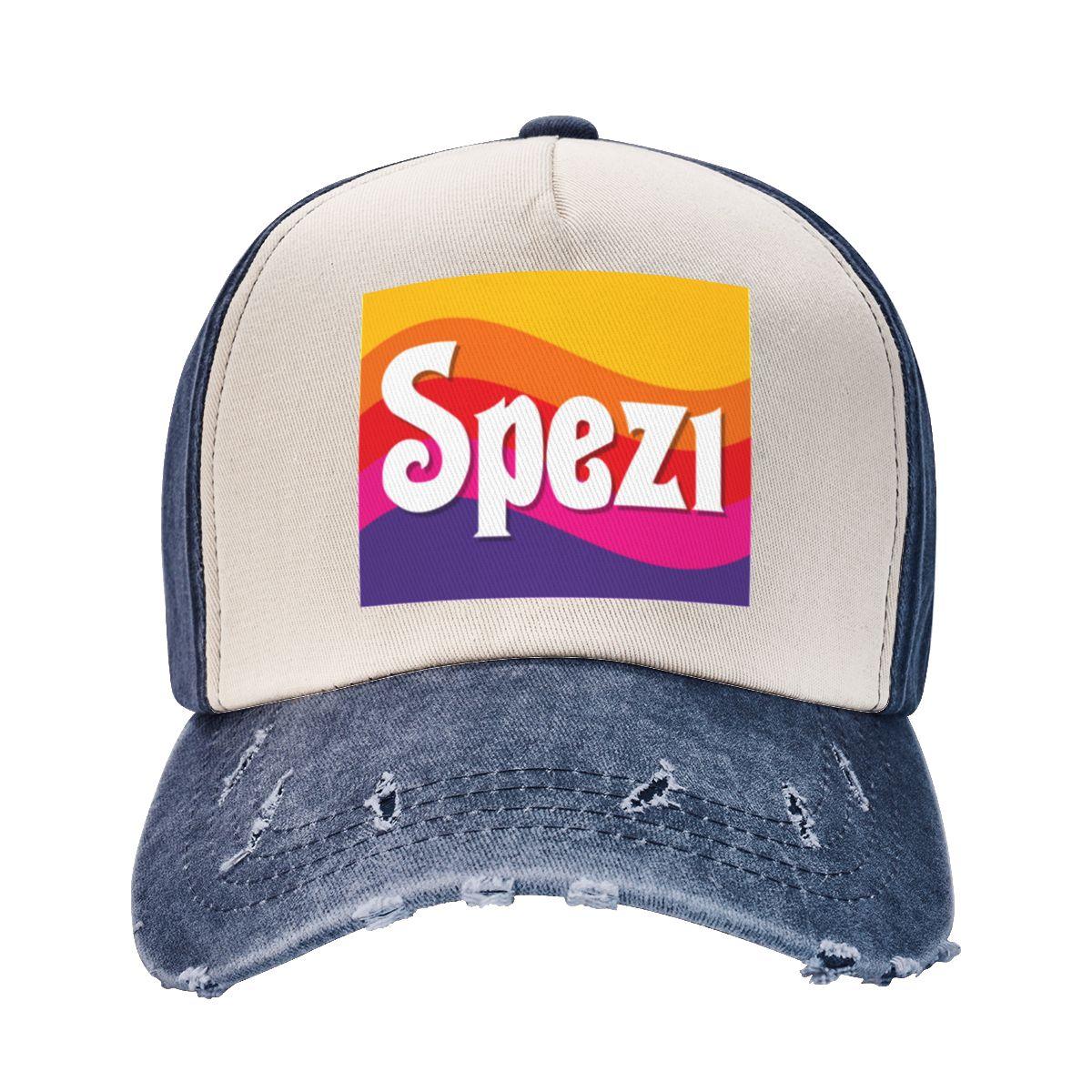 91530103MABXANBX49 Paulaner Spezis Baseball Caps Outfit Vintage Versleten Denim Vintage Bier Drinken Papa Hoed Unisex Stijl Buiten Reizen Hoeden Pet One Size