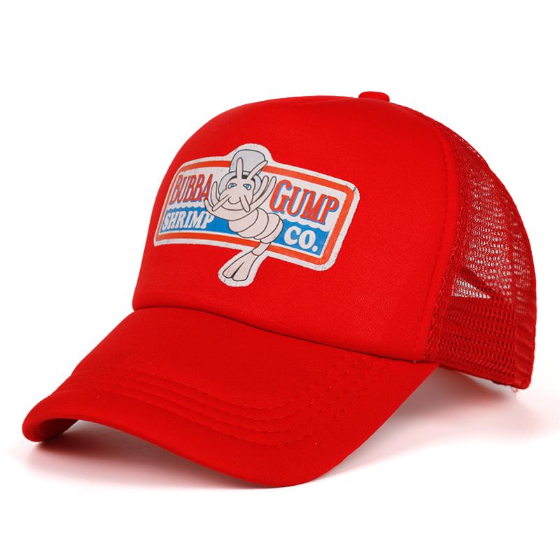 91420583MAC2W16L8R 2019 nieuwe BUBBA GUMP Cap SHRIMP CO Truck Baseball Cap Unisex Vrouwen Sport Zomer Snapback Cap Hoed Forrest Gump Verstelbare Hoed