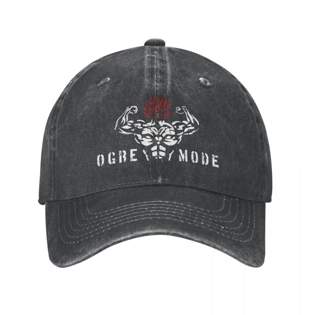 91440118MAC534JW32 De Ogre Mode Baki The Grappler Yuujiro Hanma Baseball Cap Merch Fashion Versleten Denim Zonnepet Unisex Stijl One Size