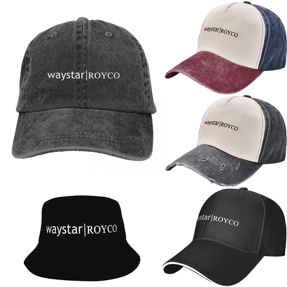 91440118MAC534JW32 Waystar Royco Merch Unisex Dames Baseball Cap Versleten Denim Hoeden Cap Vintage Succession TV Series Snapback Hoed Casquette One Size