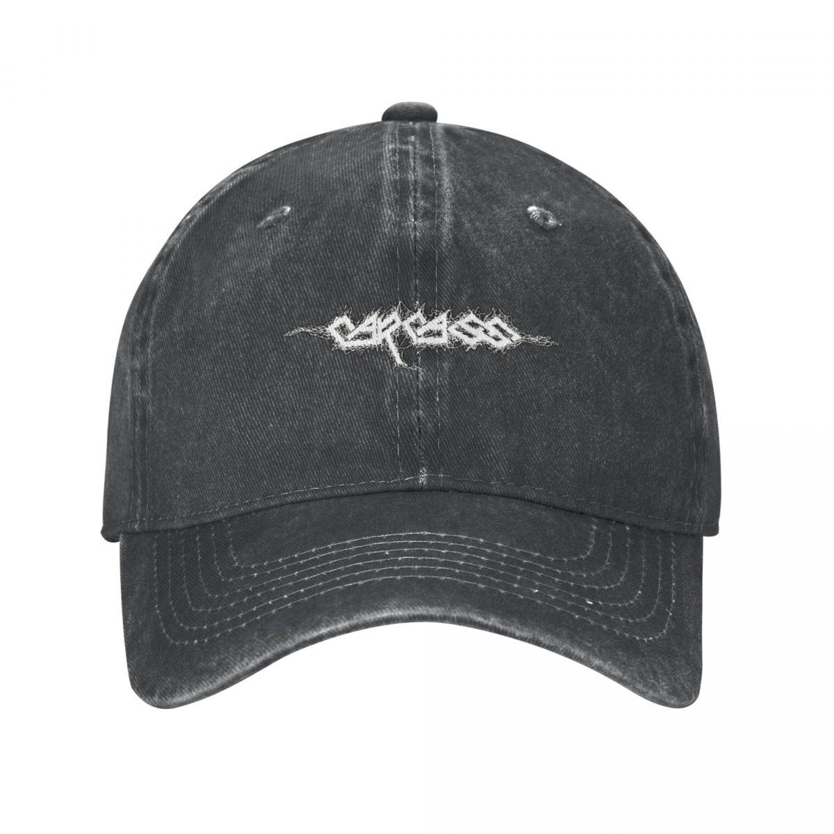 91220702MAC3XJBU98 Carcassband Genre: Goregrind (awal), ℃Deathmetal℃, Cowboyhoed Strandtas Wandelhoed Truckerhoeden Dameshoeden Unisex's
