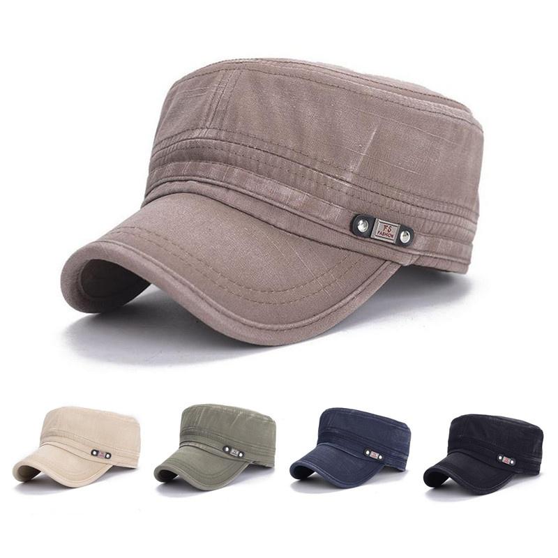 NH94YD Mode Dames en Heren Casual Hoed Verstelbare Baseball Caps legergroene kleur