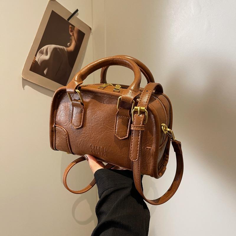 JINBAOSEN BAG Retro Fashion Opvouwbare Handtas Kleine Tas voor Vrouwen 2024 Nieuwe Herfst/Winter Forensen Veelzijdige Honkbaltas, Kleine Cross Body Tas