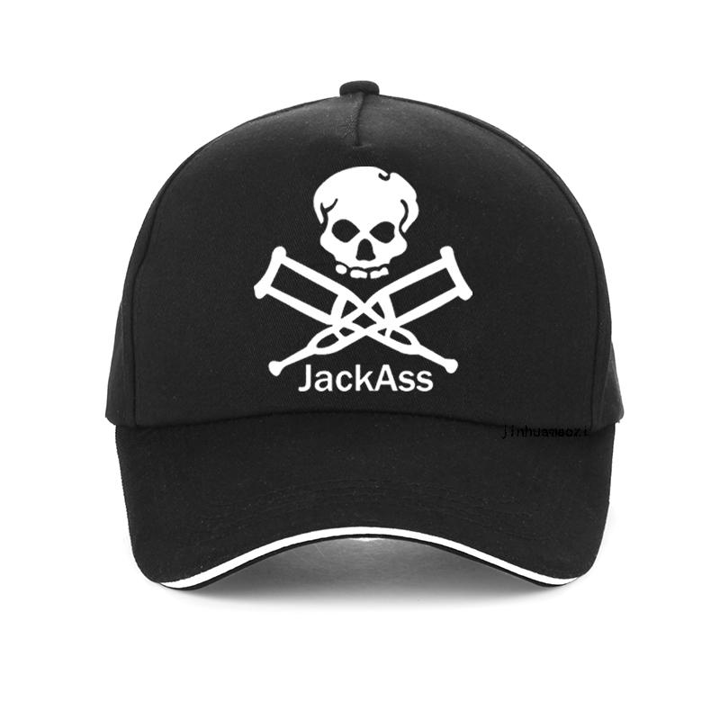 91440118MAC534JW32 Mode Unisex Jackass Skull Logo Baseball Cap Mode Klassieke Unisex Tieners Katoenen Snapback hoed Casquette Adjustable