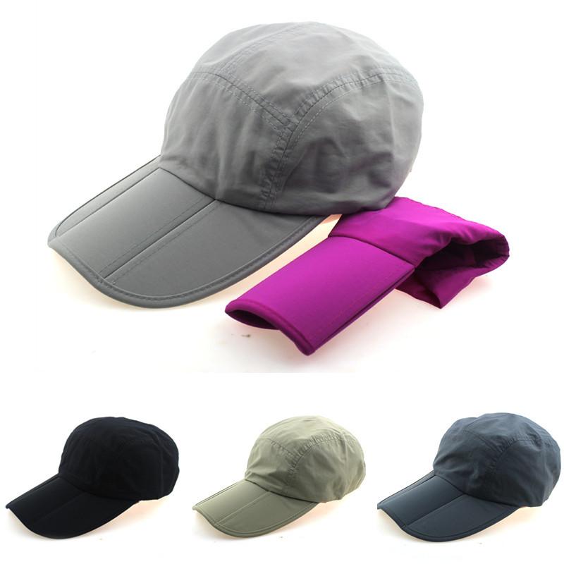 Dexing Opvouwbare zonne-honkbalpet Snel drogende kleppet Outdoor-vissershoed Mannen Vrouwen Sport-honkbalpet Merkvissershoed Mannen Sport Adjustable abrikoos