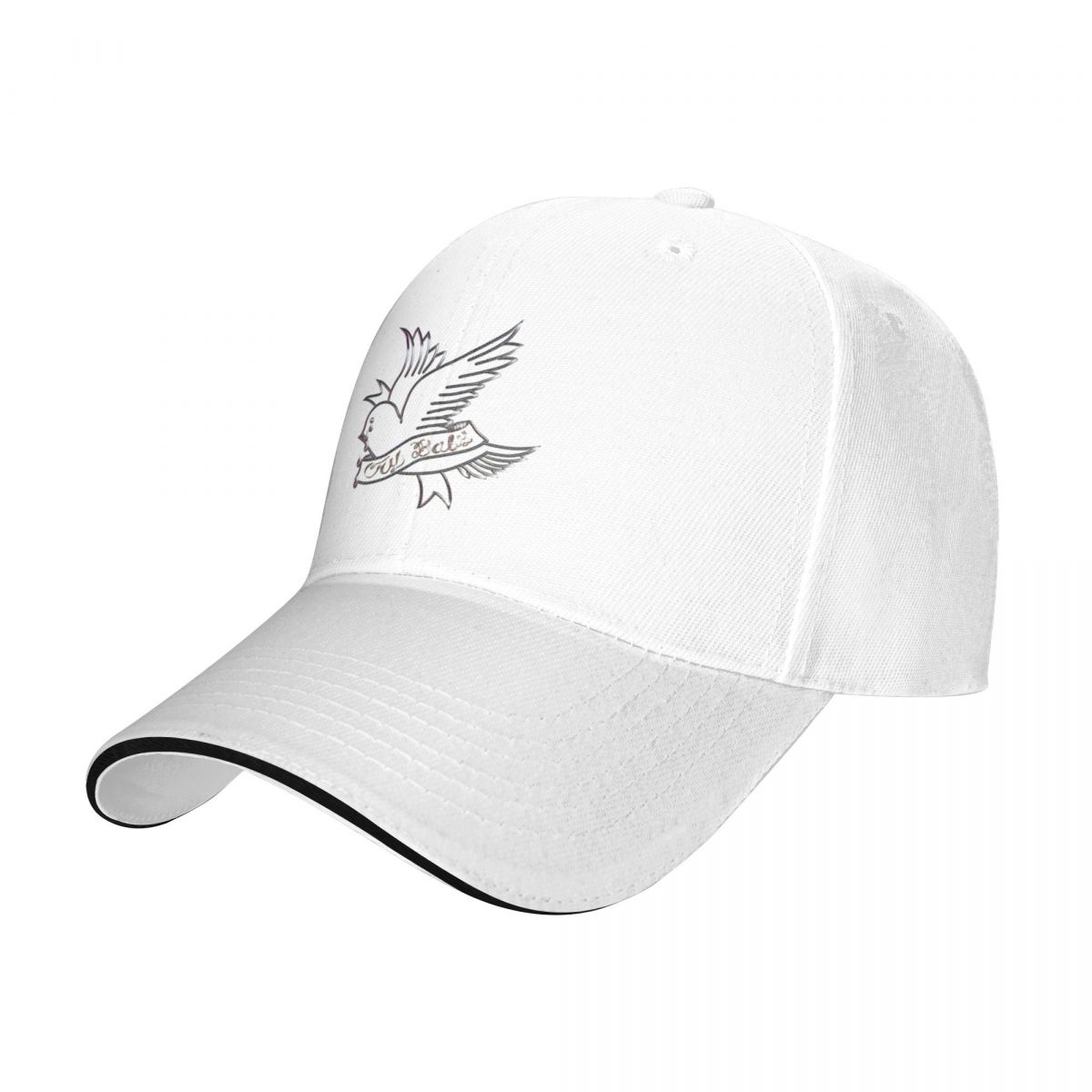 91440118MAC534JW32 Lil Peep | Cry Baby Metallic Character 1 Cap honkbalpet pluizige hoed Man pet Dames
