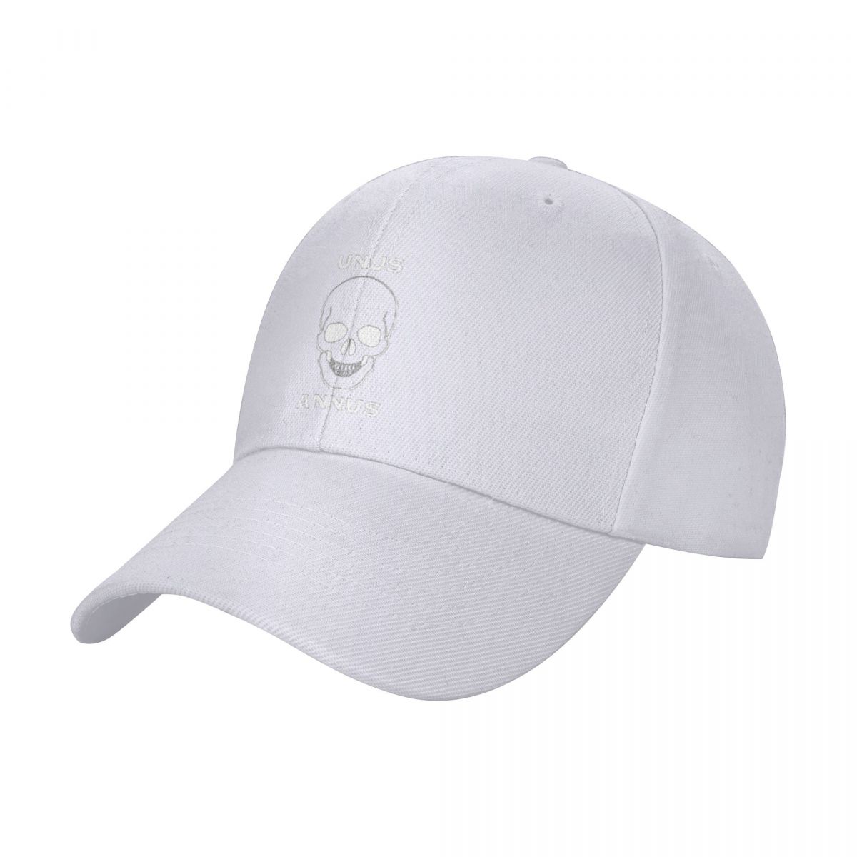 91140109MA0LUDA177 Unus Annus Skull witte versie 2 Cap honkbalpet wildbal hoed kerstmutsen hoed Unisex voor de zon hoeden voor Unisex Dames