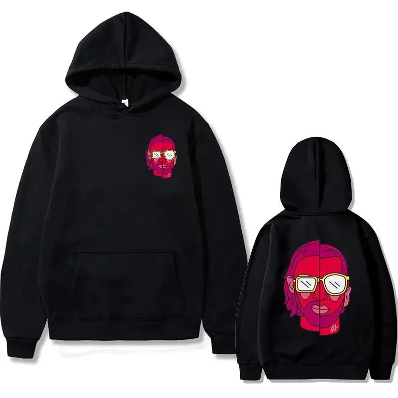 HerSight Le Monde Chico Dubbelzijdig Grafisch Print Hoodie Album PNL Franse Rap Hip Hop Hoodies Kleding Mannen Vrouwen Modemerk Streetwear S