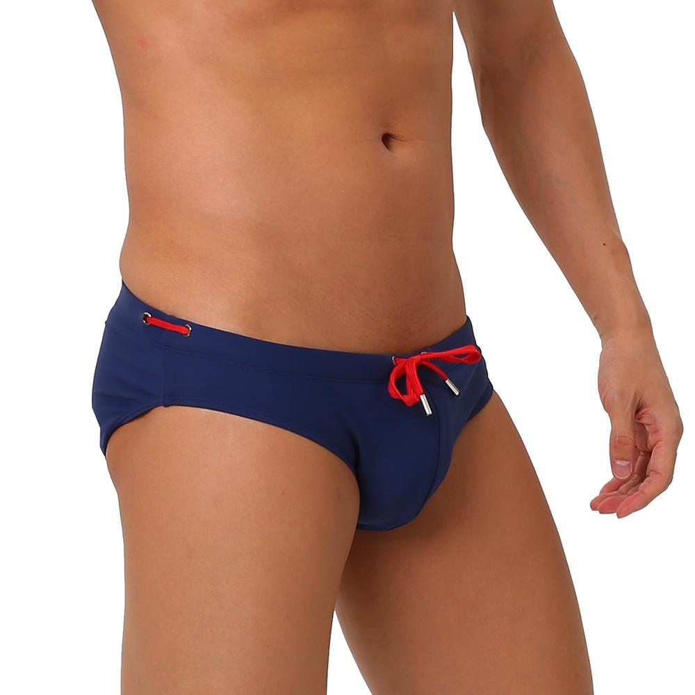 UXH Fashion Herenmode Pride Day-zwemslip Lage taille Grote maat Zomerstrandkleding Asian Size M roze