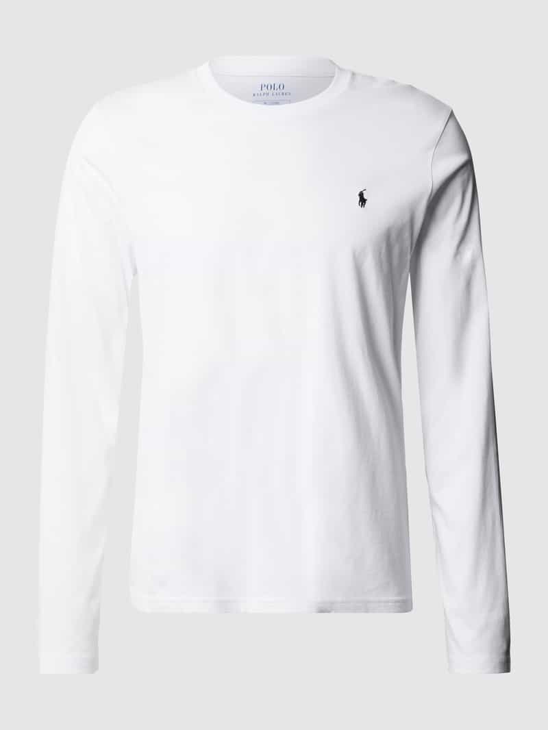 Polo Ralph Lauren Underwear Katoenen shirt met lange mouwen en labelstitching