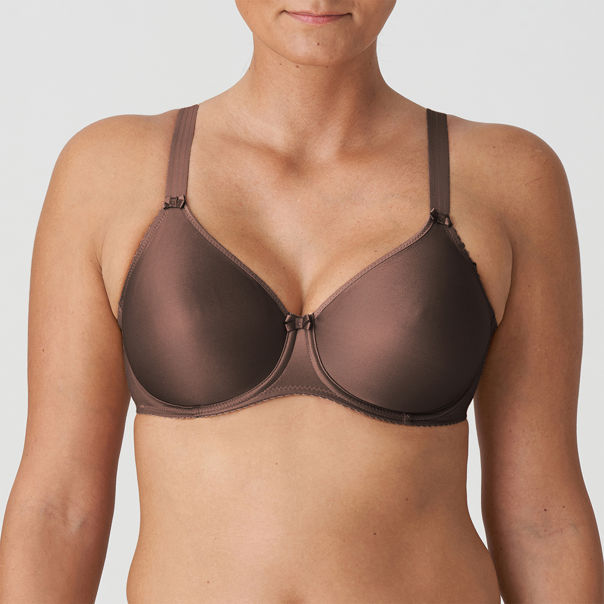 PrimaDonna Satin BH met beugel, bruin