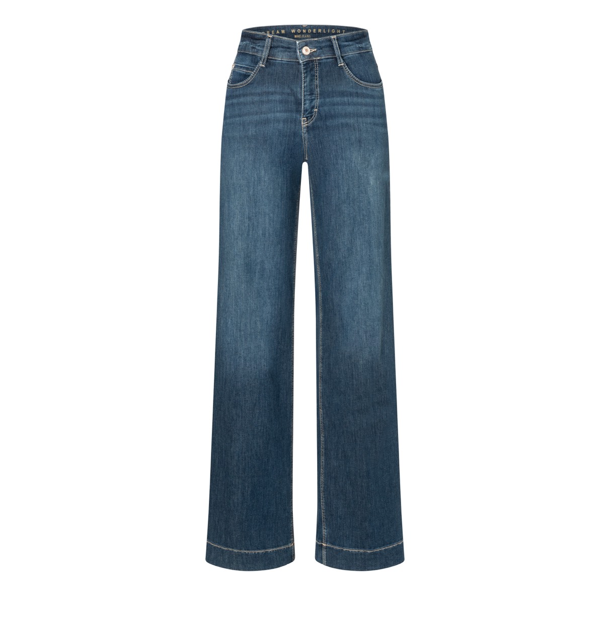 MAC Wijde jeans DREAM WIDE met wijde broekspijp - stretch